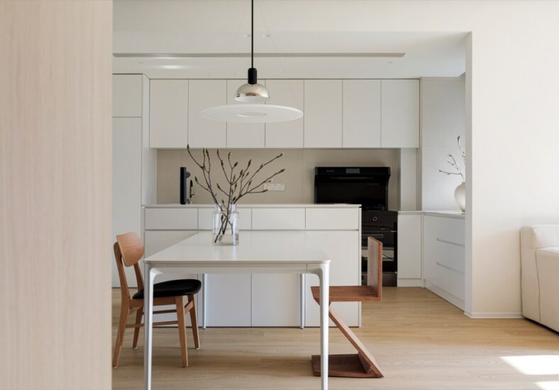 辰境设计 | 85㎡，北京住宅《叠屋》横与纵的空间重塑