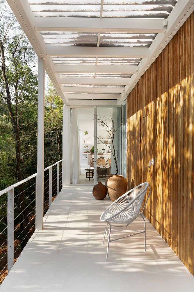 Piacesi Arquitetos Associados,110㎡,住宅设计案例,住宅设计方案,度假屋,景观别墅设计,巴西