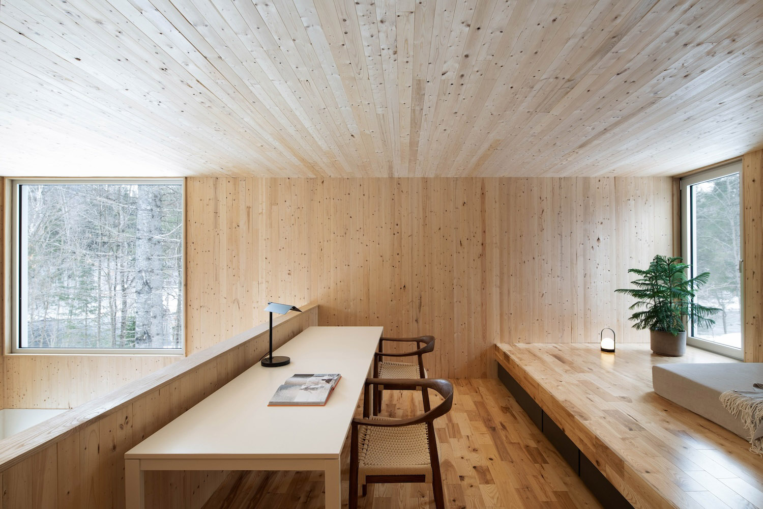 Maurice Martel architecte,别墅设计,度假屋设计,度假木屋别墅设计,加拿大,别墅设计案例,别墅设计方案,极简主义,极简风格