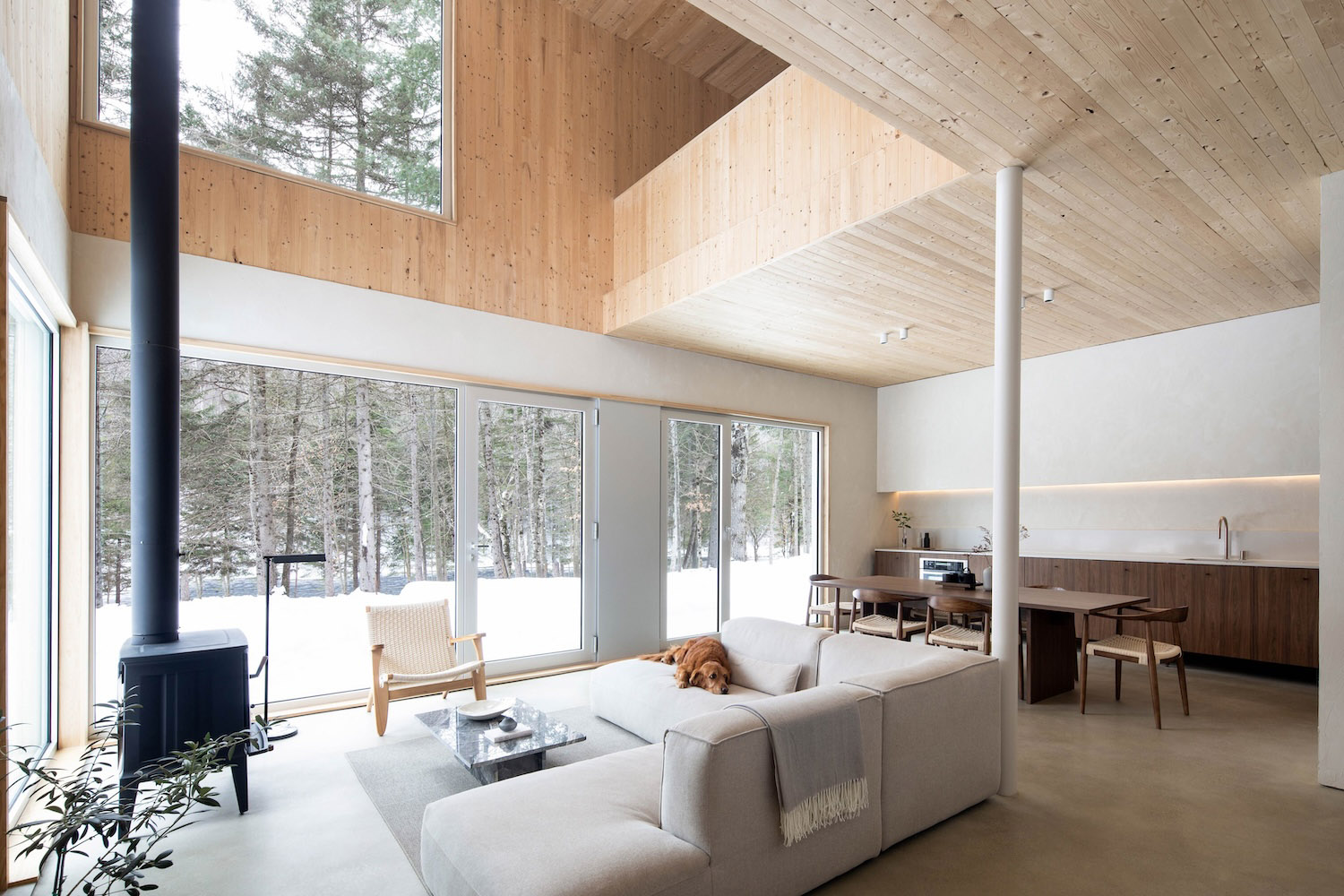 Maurice Martel architecte,别墅设计,度假屋设计,度假木屋别墅设计,加拿大,别墅设计案例,别墅设计方案,极简主义,极简风格