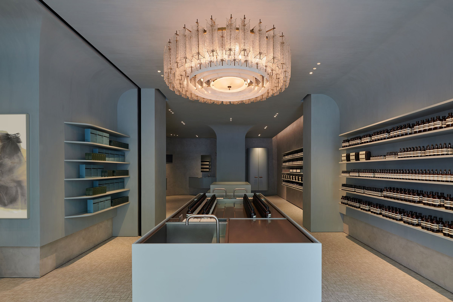 MLKK Studio,Aesop,零售店设计,护肤品零售店,零售店设计方案,零售店设计案例,香港,极简风格,店铺设计,铜锣湾,铜锣湾Fashion Walk