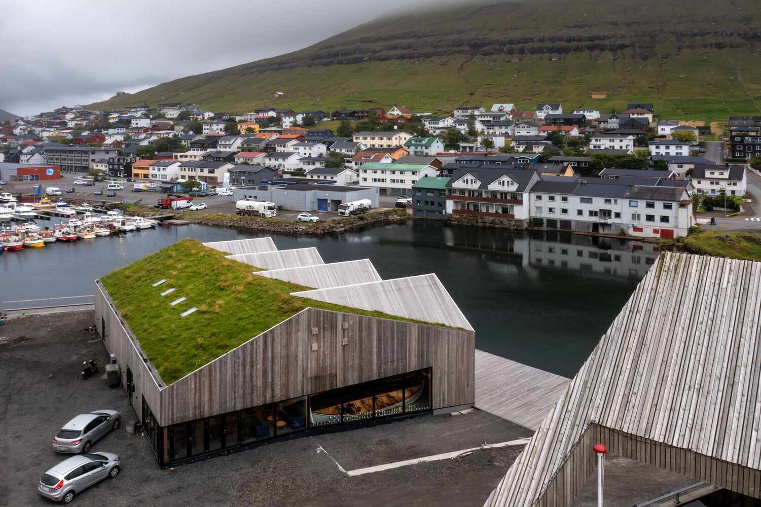 Henning Larsen,国外俱乐部设计案例,620㎡,法罗群岛,划船俱乐部设计案例,Klaksvik Row,俱乐部设计