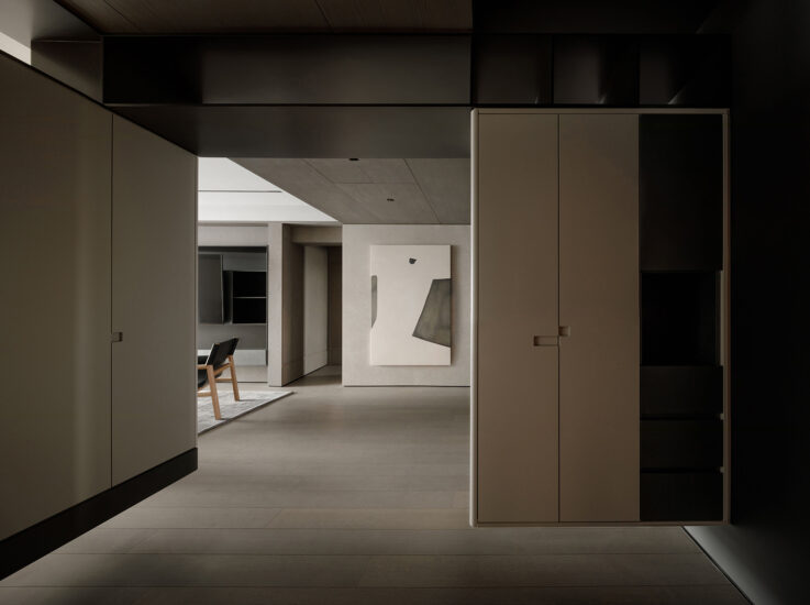 行十设计 | 160㎡，北京黑白灰极简主义大平层