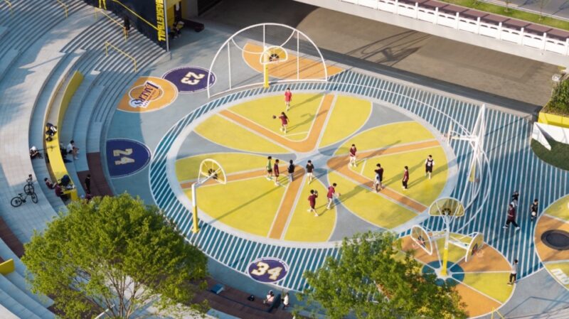 HID翰地景观 | 宜昌发展大道JU橘•篮球公园