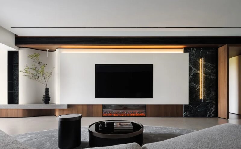 积木空间设计 | 190㎡，广东揭阳大平层-框景如画 自然美学