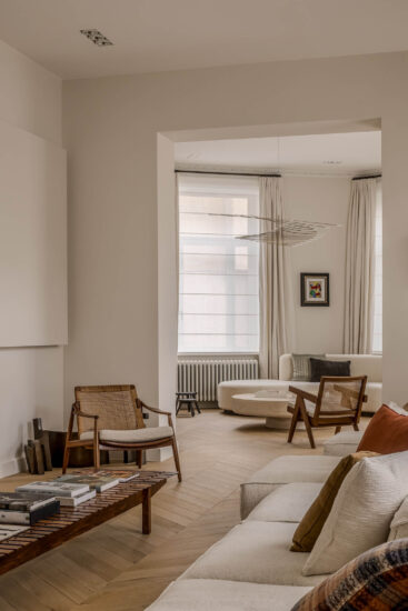 JW Architects | 比利时伊克塞尔极简住宅-Ixelles House