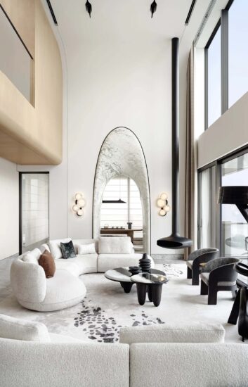 WJID维几设计·黄全｜顶层复式大宅，广州霍英东集团·南天名苑