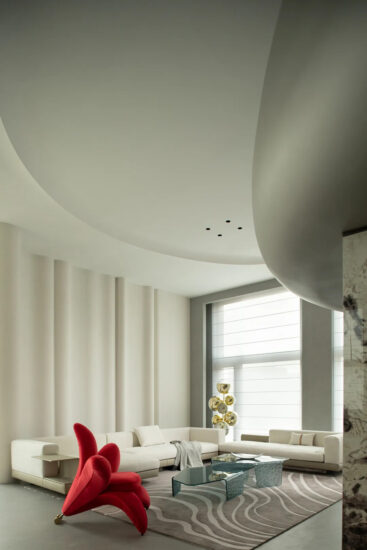 袁杰设计师 | 600㎡，杭州复式住宅-自由之家