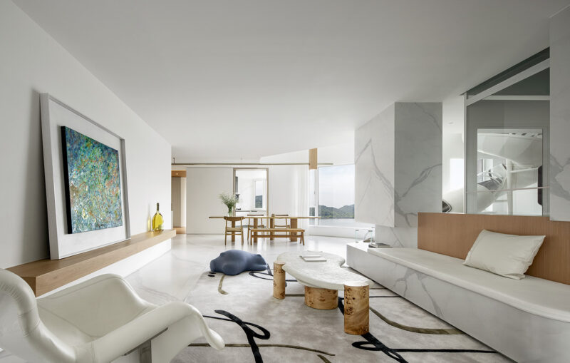 时上建筑空间设计 | 500㎡，杭州钱塘大观顶层跃式花园