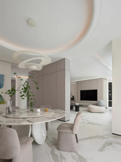 青创室内设计/张泉 | 1000㎡，浙江金华隐奢别墅-让高级成为日常