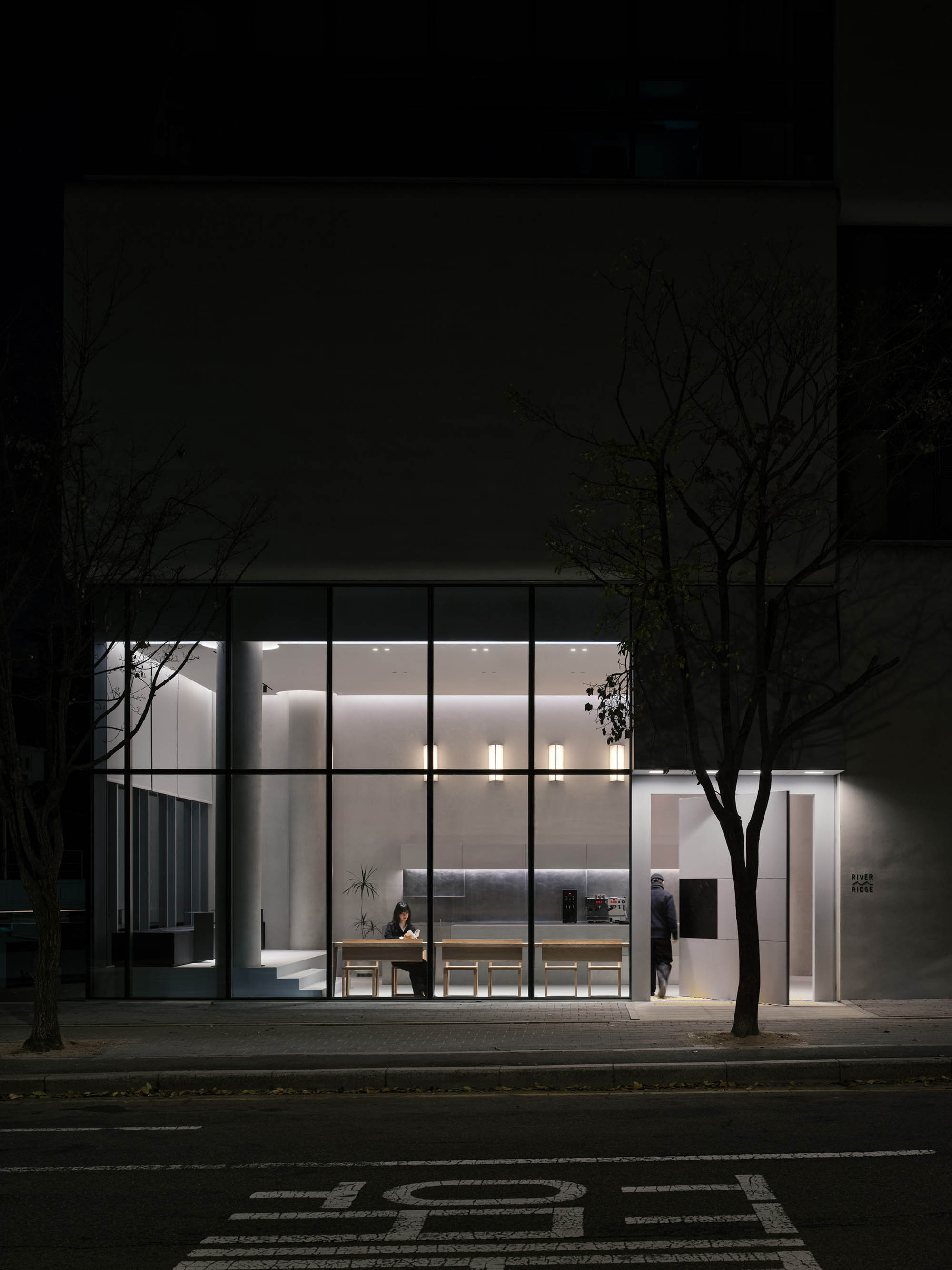 KKOL Studio,咖啡店设计案例,咖啡店设计方案,咖啡厅设计,咖啡店装修,创意咖啡店,韩国,首尔,RiverRidge咖啡厅