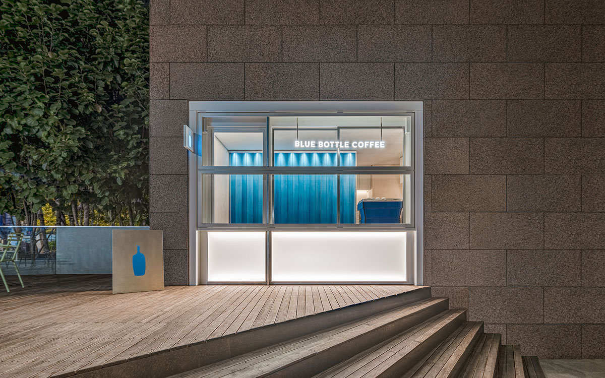 one-aftr,咖啡厅设计案例,咖啡店设计,韩国,小蓝瓶咖啡,BLUE BOTTLE COFFEE,咖啡厅设计,小蓝瓶咖啡店设计案例,网红咖啡厅,创意咖啡店