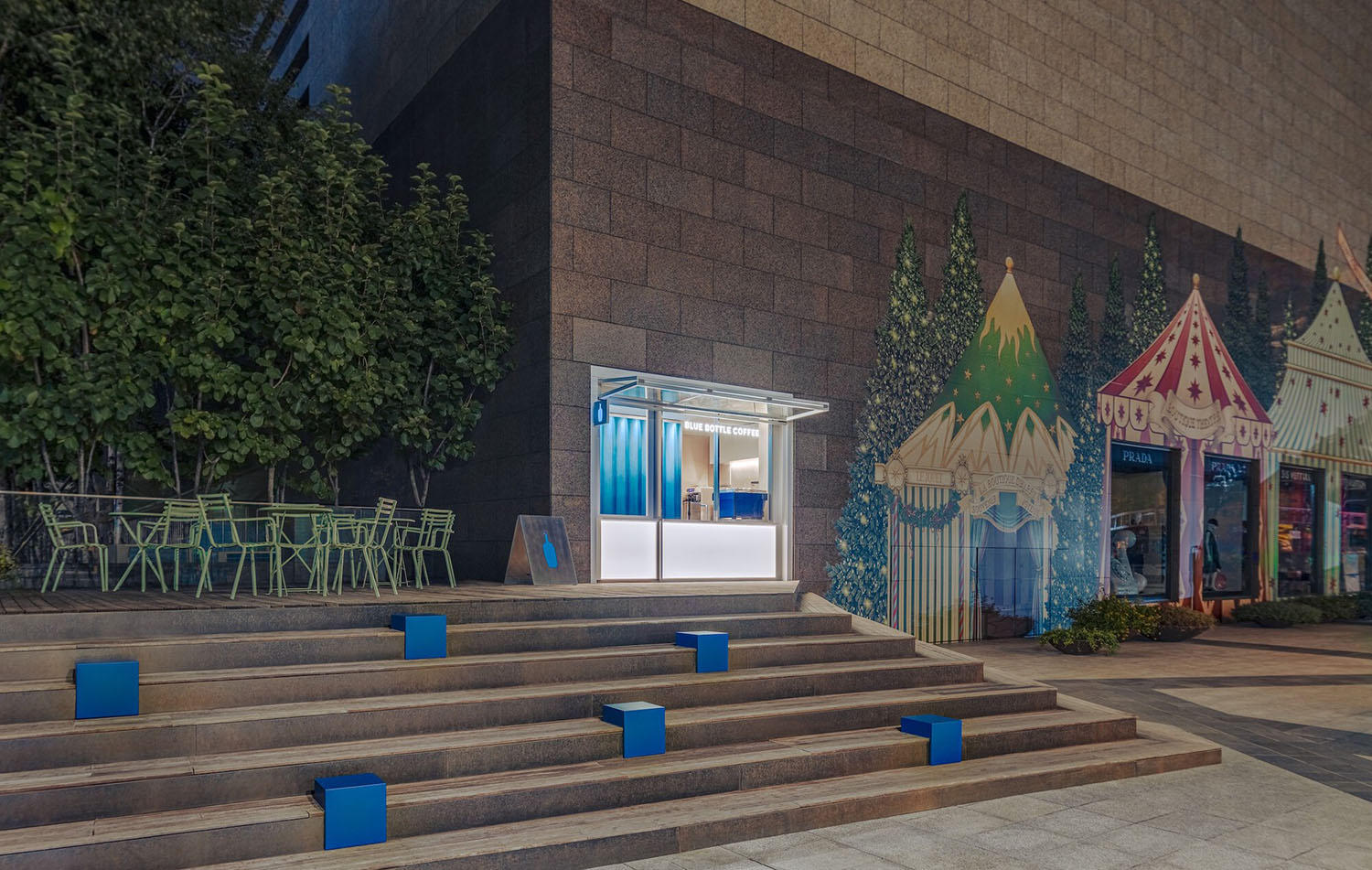 one-aftr,咖啡厅设计案例,咖啡店设计,韩国,小蓝瓶咖啡,BLUE BOTTLE COFFEE,咖啡厅设计,小蓝瓶咖啡店设计案例,网红咖啡厅,创意咖啡店