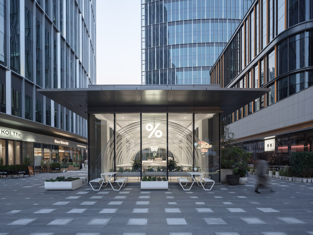 Nguyen Khai Architects & Associates,咖啡厅设计,%Arabica,上海,阿拉比卡咖啡,%Arabica世博天地店,咖啡店设计,咖啡厅设计,上海世博天地