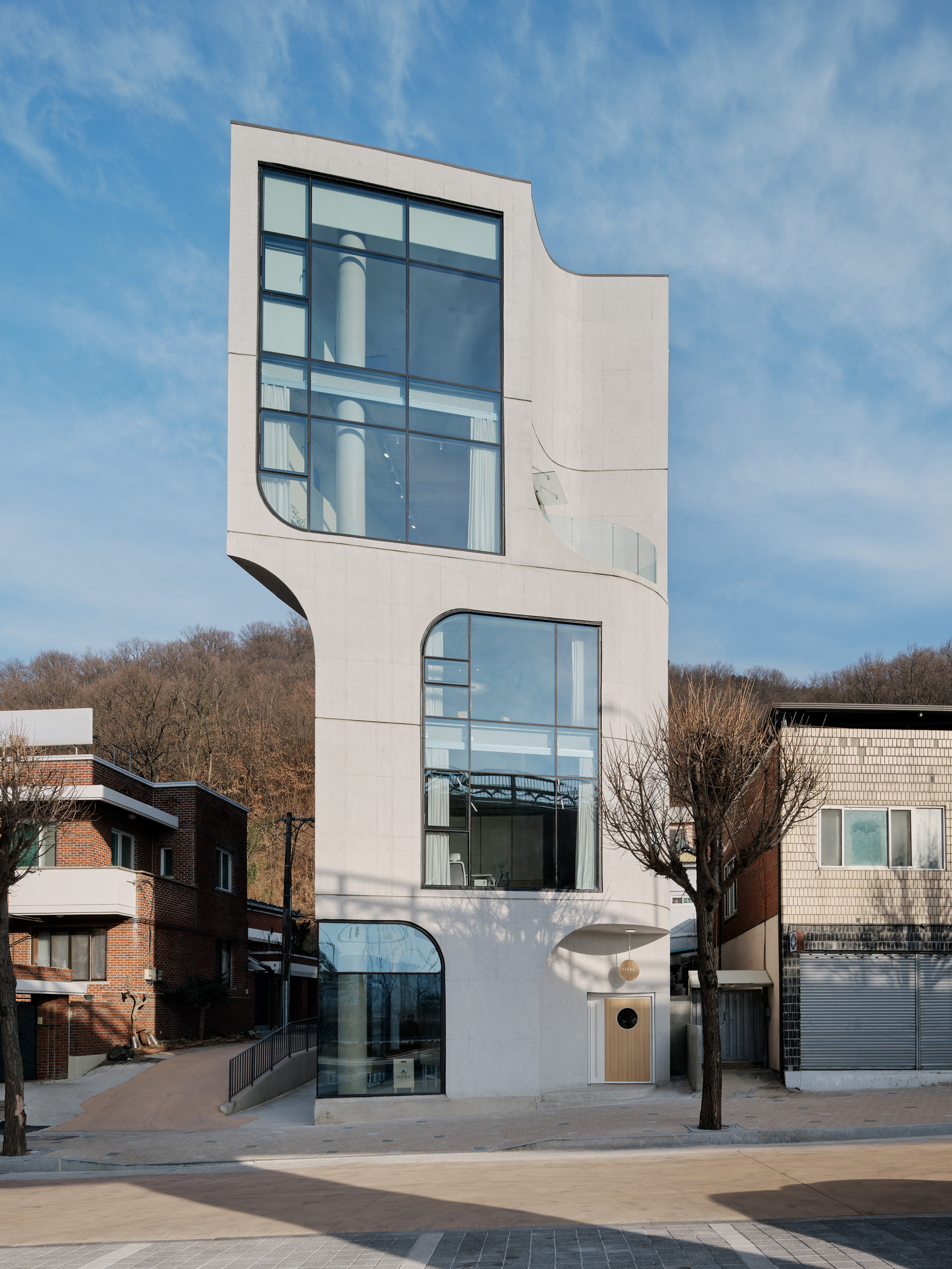 KKOL Studio,咖啡店设计案例,咖啡店设计方案,咖啡厅设计,咖啡店装修,极简风格,韩国,OZBE Cafe