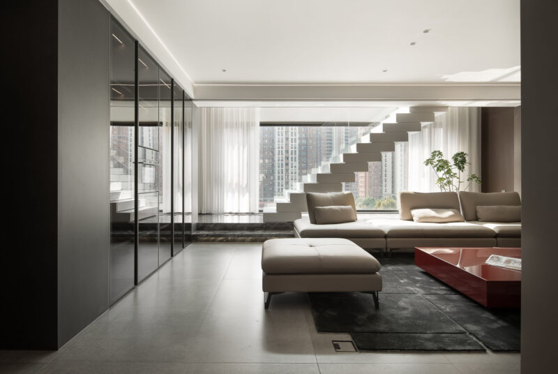 刘芸设计师 | 160㎡，常州现代复式-《耀》