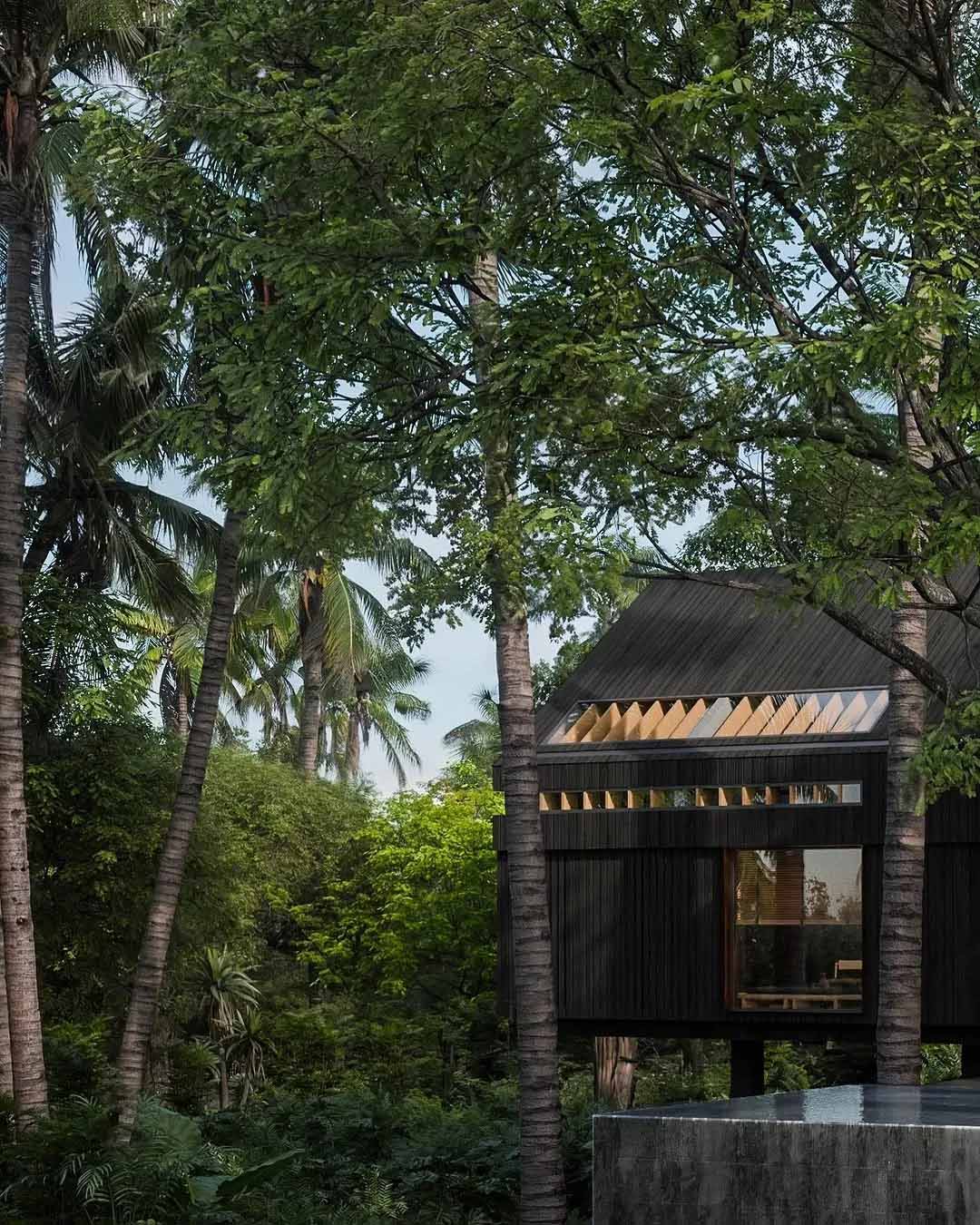 Kōsame,别墅设计案例,别墅设计方案,侘寂风格别墅,印度尼西亚,景观别墅,山景别墅,度假别墅,巴厘岛乌布度假别墅,Serene Haven