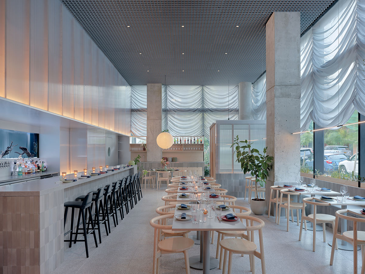 餐厅设计,休闲餐厅设计,Plan Plan,餐厅设计案例,餐厅设计方案,餐厅装修,美国餐厅设计,开放式餐厅设计,Nin Hao Restaurant,美国