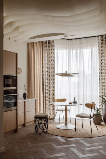 Victoria+Kalmykova｜55㎡，单身女孩的温馨、紧凑型公寓