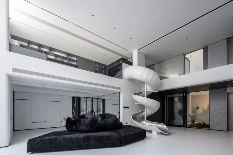 拾嘉设计 | 1000㎡，浙江义乌绿城桃花源-极简美学别墅