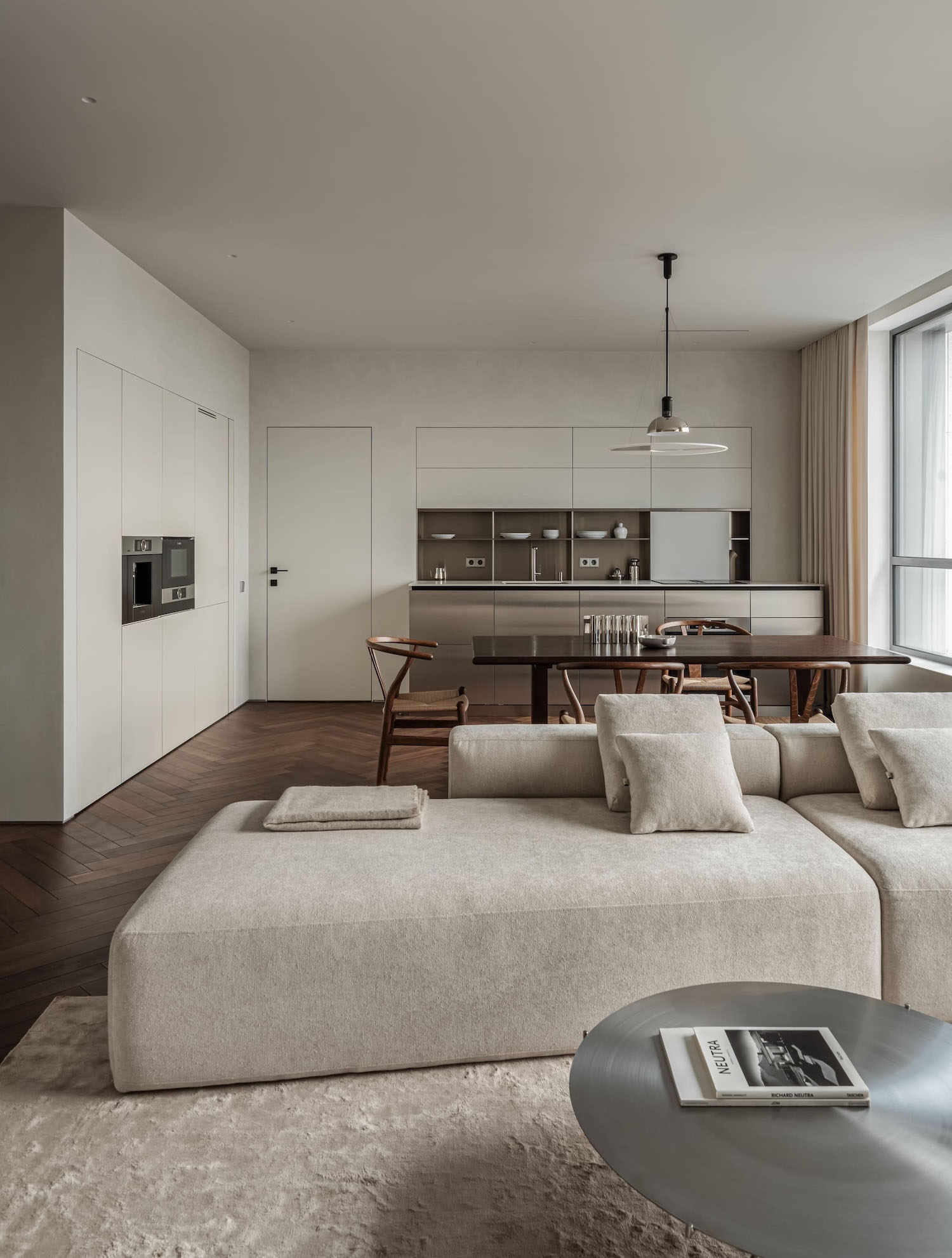 Sivak+Partners,住宅设计,公寓设计案例,公寓设计方案,乌克兰,基辅,极简风格,极简主义