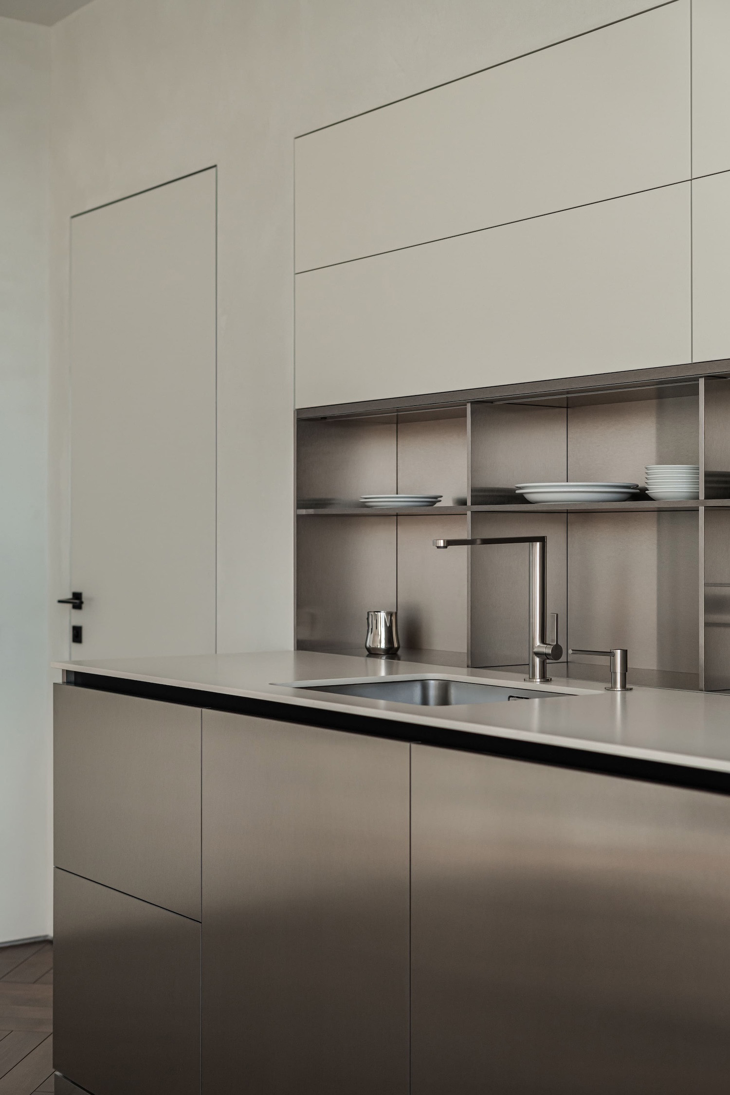 Sivak+Partners,住宅设计,公寓设计案例,公寓设计方案,乌克兰,基辅,极简风格,极简主义