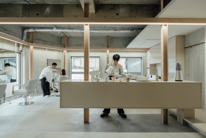 FATHOM | 45㎡，日本广岛QIYU美发沙龙