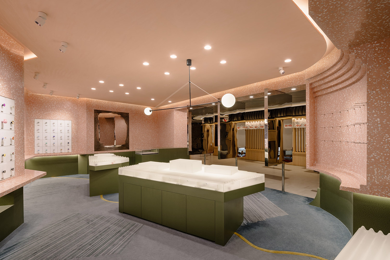 手机壳零售店,零售店设计,商店设计,概念店设计,零售店设计方案,零售店设计案例,手机周边零售店,POPSOCKETS,PopSockets泡泡骚上海概念首店,上海,Yatofu Creatives也兜设计