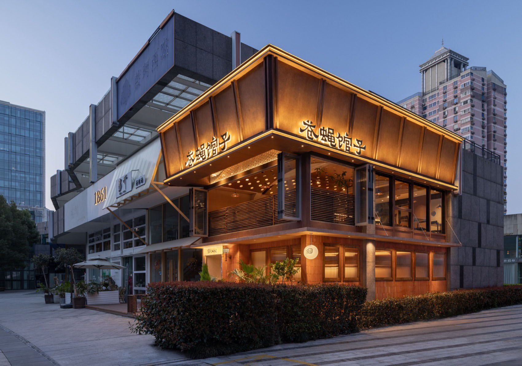 餐厅设计,休闲餐厅设计,餐厅设计案例,餐厅设计方案,街边餐厅设计,餐厅装修,开放式餐厅,宁波苍蝇馆子餐厅,宁波,TRA Studio