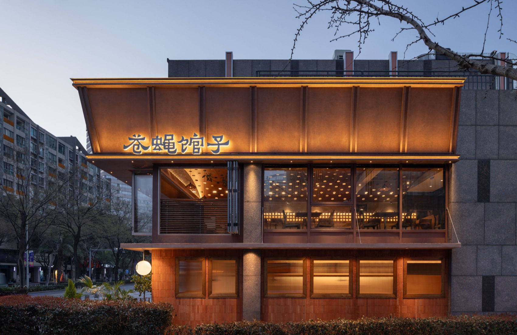 餐厅设计,休闲餐厅设计,餐厅设计案例,餐厅设计方案,街边餐厅设计,餐厅装修,开放式餐厅,宁波苍蝇馆子餐厅,宁波,TRA Studio