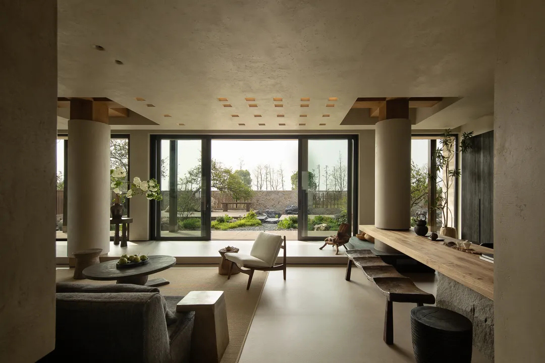 450㎡别墅设计,450㎡,别墅设计,独栋住宅设计,别墅设计案例,住宅设计,别墅设计方案,别墅改造,侘寂风别墅,苏州同里别墅,苏州,十合设计/陈可志&王华强