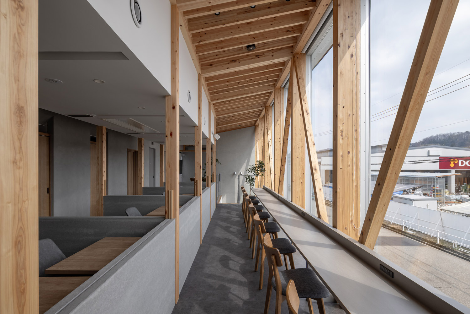 toit-design,咖啡厅设计案例,咖啡店设计,Kazuto Nishi Architects,日本咖啡厅,咖啡店设计案例,创意咖啡店,极简风格咖啡厅
