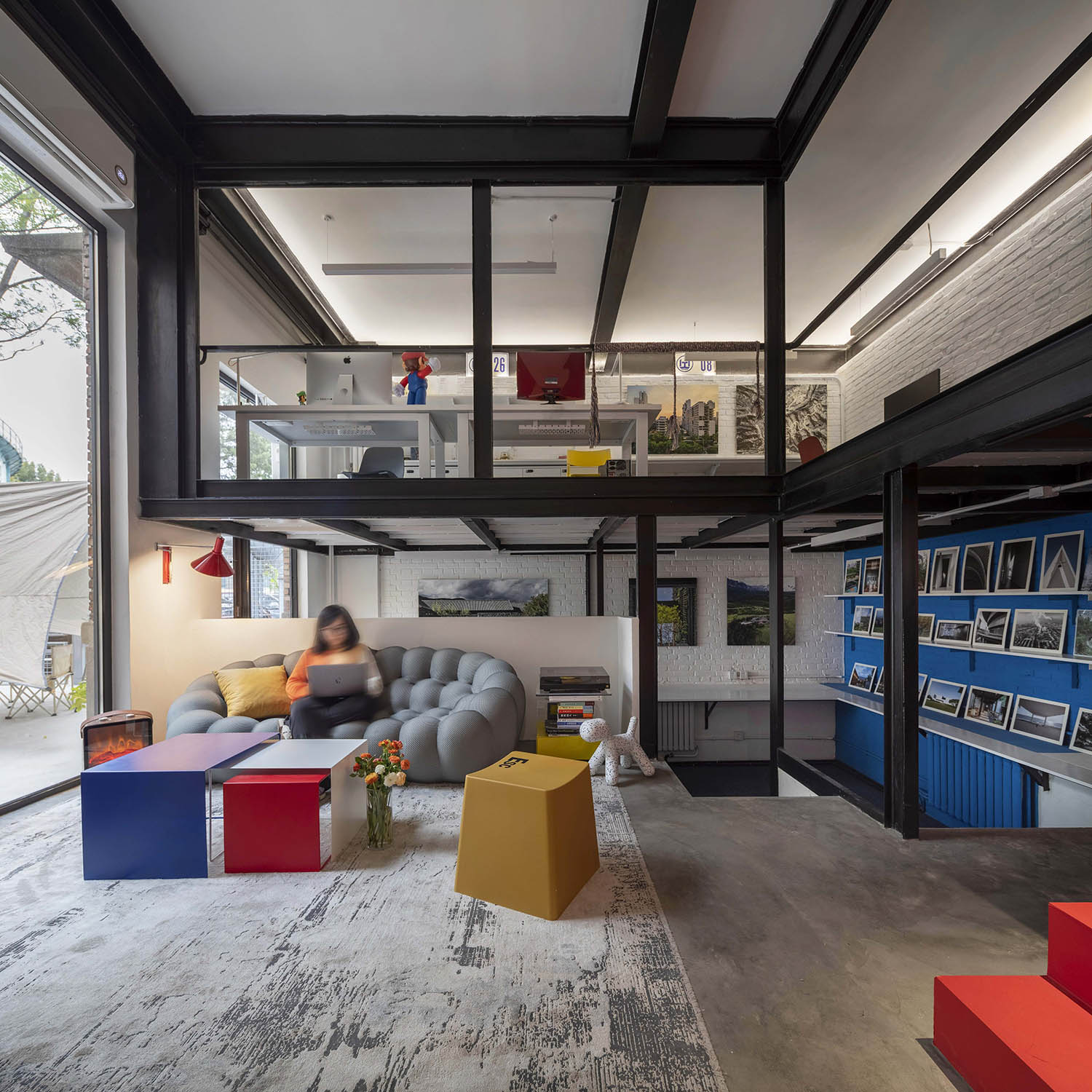 办公室设计,设计公司办公室,办公室设计案例,办公室设计方案,设计公司自用办公室,办公室改造,开放式办公室,蒙德里安虫洞-UK Studio北京办公室,北京,UKStudio