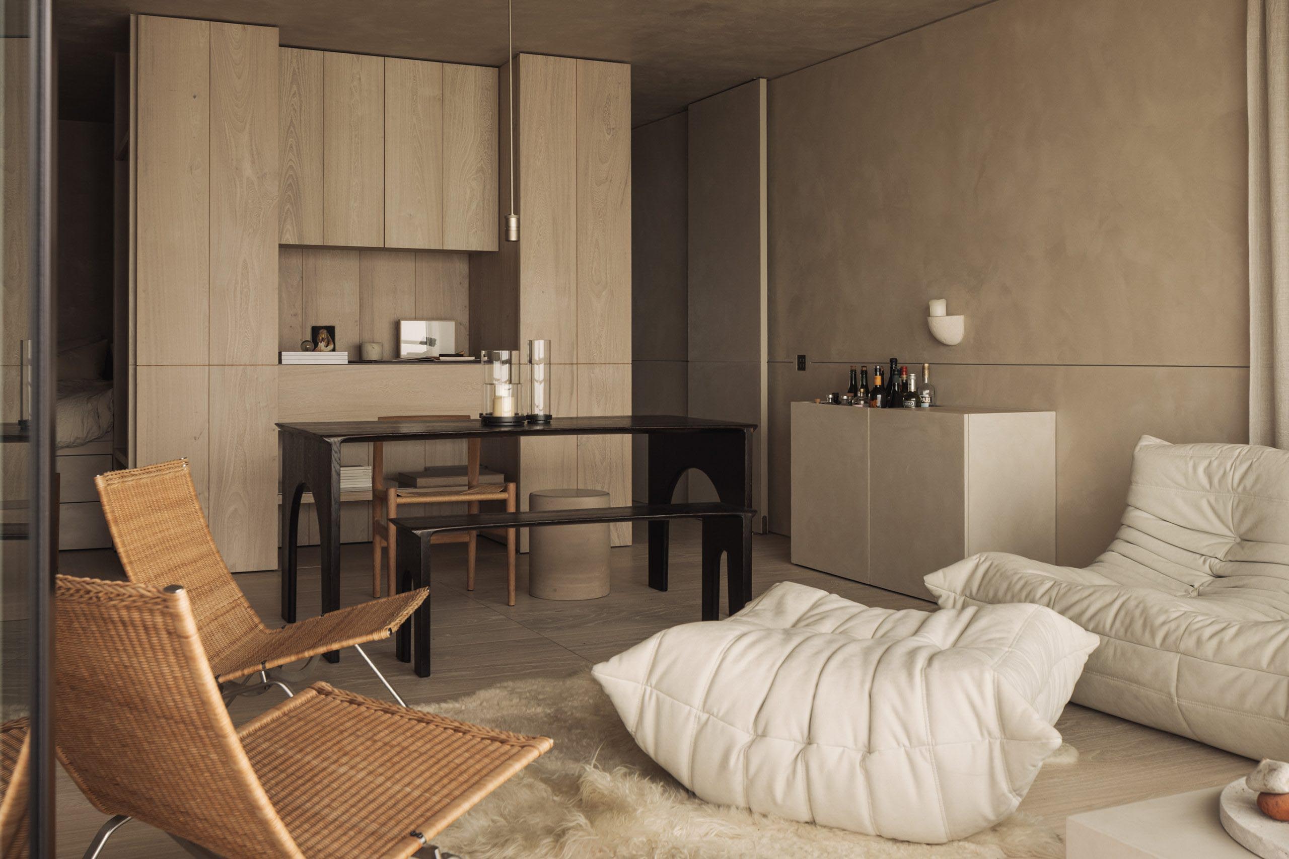 公寓设计,公寓改造,侘寂风格公寓,公寓设计案例,公寓设计方案,TJIP,极简主义,极简风格公寓,Wabi-Sabi,侘寂美学公寓,TJIP interior architecture,比利时