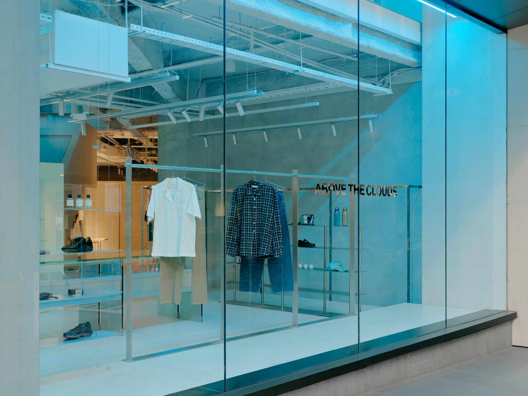 服装店设计,零售店设计,Pattern Studio,服装店设计案例,服装店设计方案,创意零售店设计,澳大利亚,墨尔本,旗舰店,极简风格零售店,Above The Clouds,品牌集合店