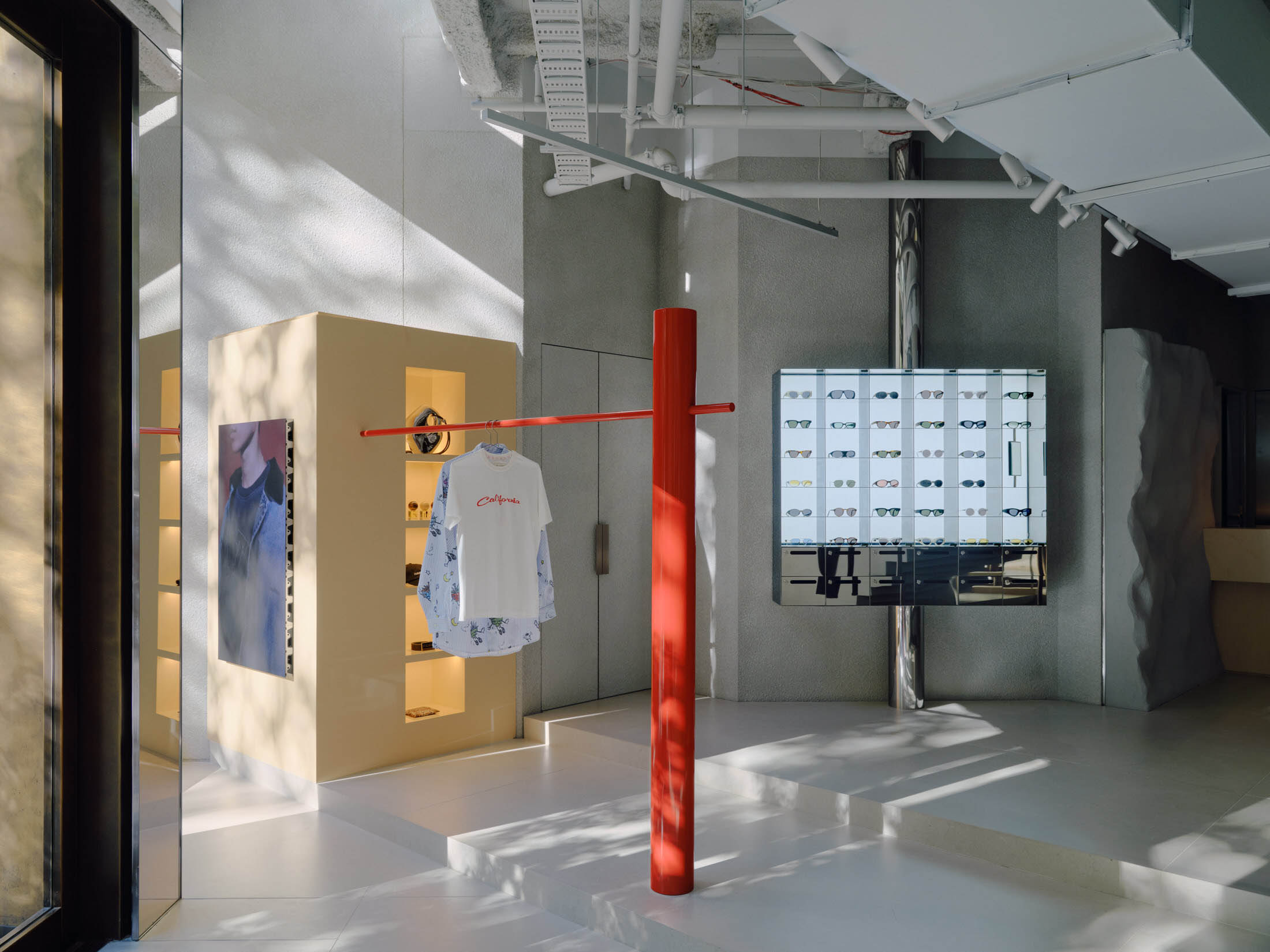 服装店设计,零售店设计,Pattern Studio,服装店设计案例,服装店设计方案,创意零售店设计,澳大利亚,墨尔本,旗舰店,极简风格零售店,Above The Clouds,品牌集合店