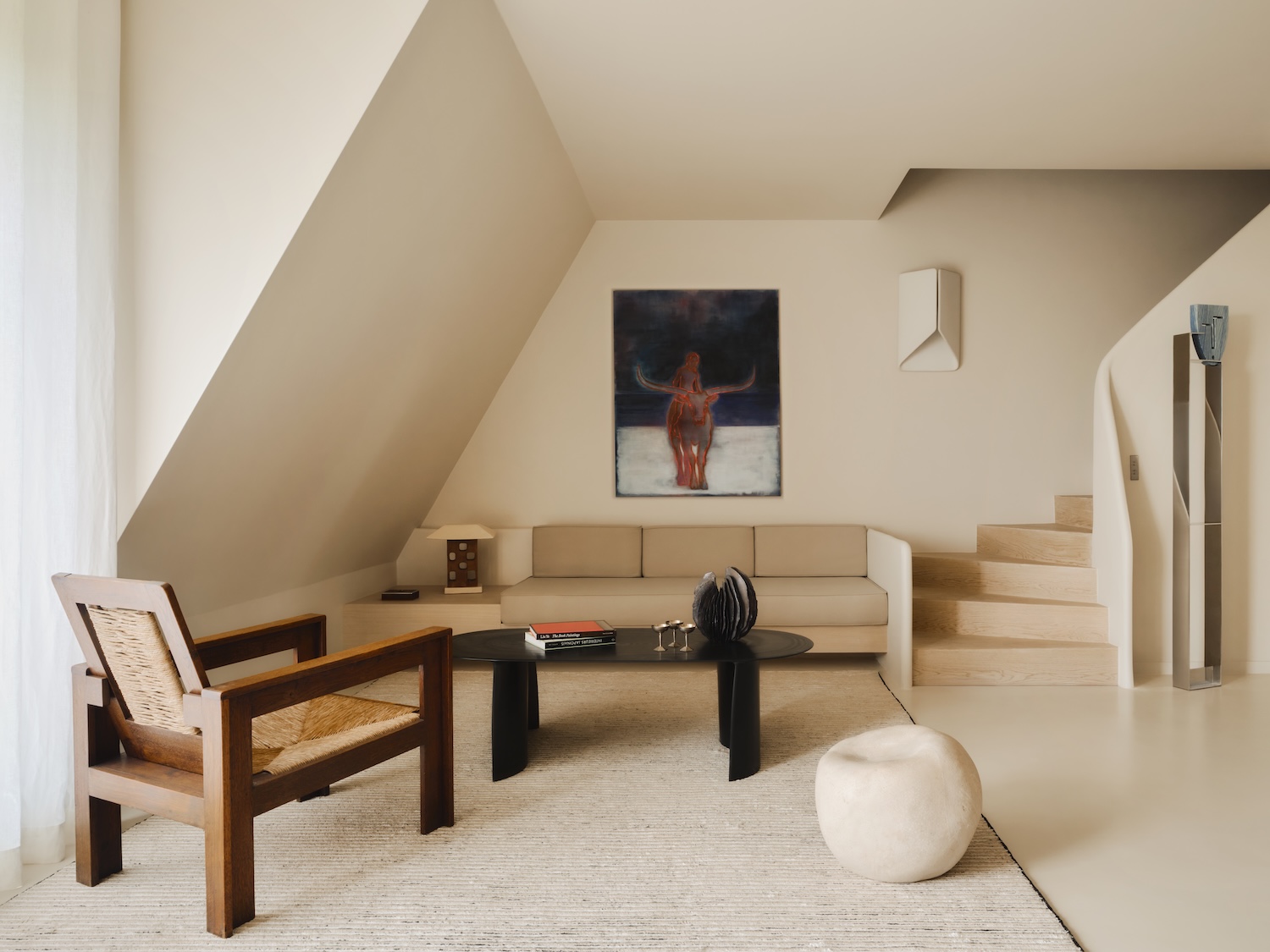 Atelier Baptiste Legué,法国,公寓设计,公寓设计案例,家装设计,极简主义,极简风格,阁楼设计