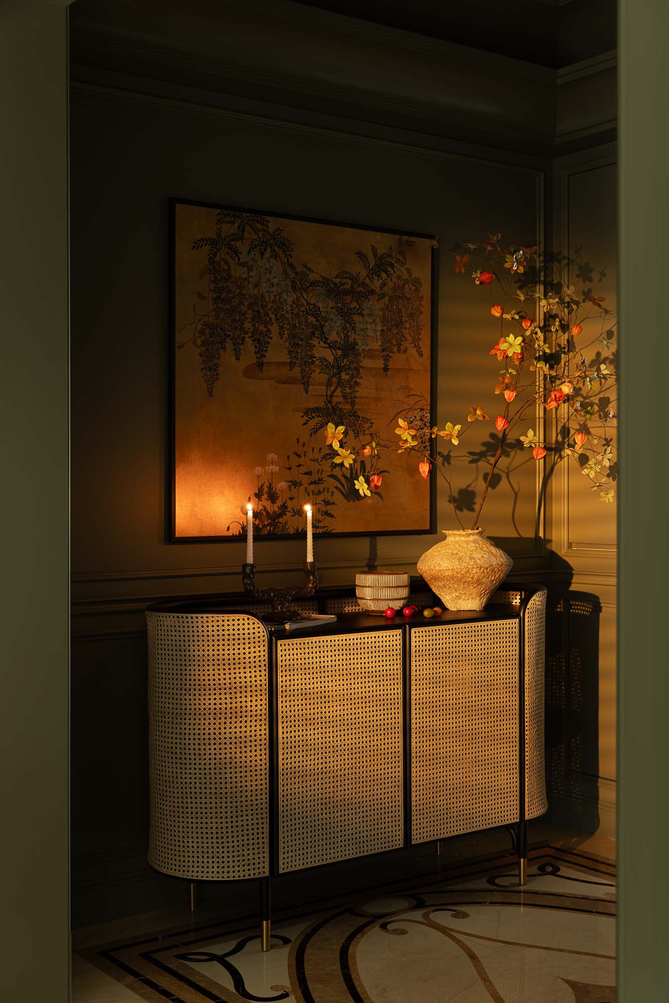 250㎡大平层设计,250㎡,大平层设计案例,住宅设计,法式风格家装设计,大平层设计,大平层设计方案,轻法式风格,上海,上海大平层-绿影泊心拱廊叙事,示觉设计