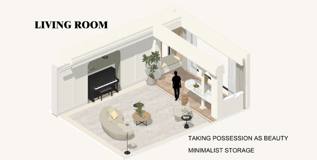 250㎡大平层设计,250㎡,大平层设计案例,住宅设计,法式风格家装设计,大平层设计,大平层设计方案,轻法式风格,上海,上海大平层-绿影泊心拱廊叙事,示觉设计