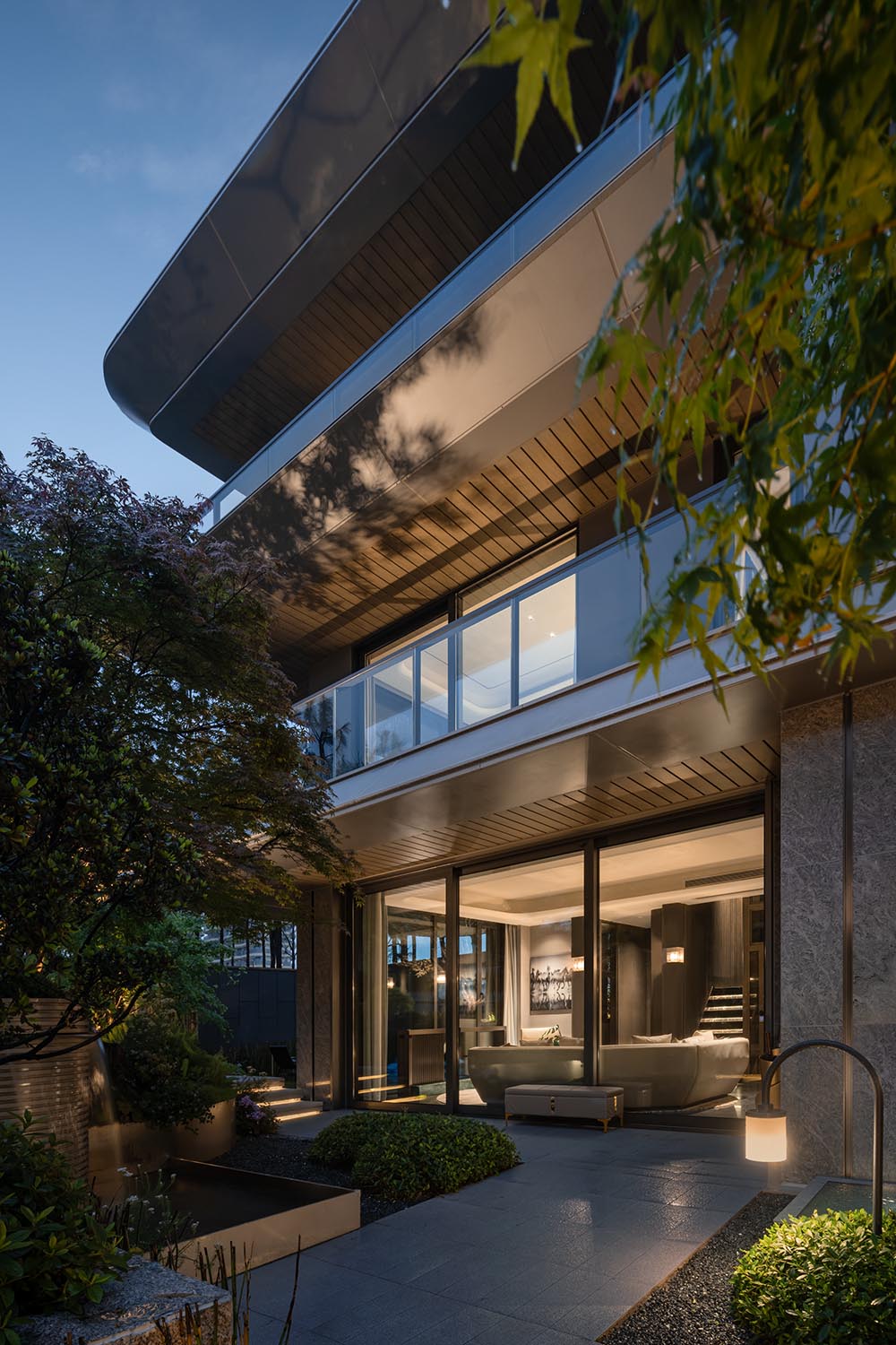 别墅设计,别墅样板间,样板间设计案例,现代风格别墅设计,别墅软装设计,样板间设计,浙江绍兴欣明·三水云鼎别墅,浙江绍兴,WED中熙设计事务所