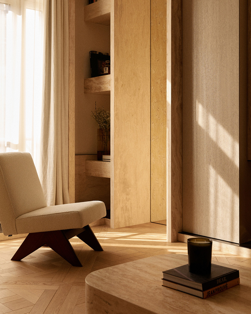 公寓设计,SELA.ARCH,巴黎,公寓设计案例,公寓设计方案,巴黎