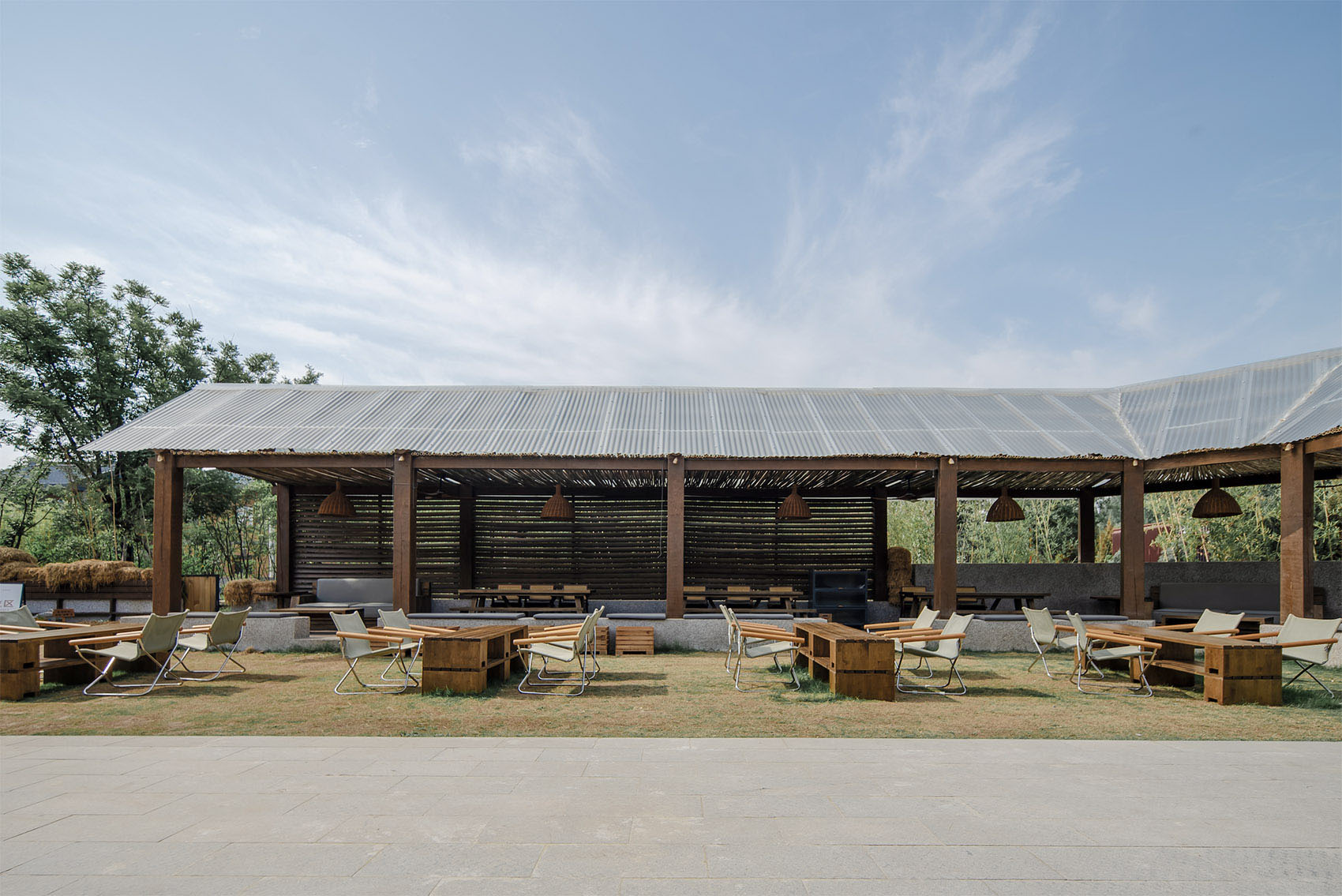 建筑改造,餐厅设计,农场餐厅设计,休闲餐厅设计,开放式餐厅,农场餐厅,餐厅设计案例,餐厅设计方案,西安LEBAN米禾农场餐厅,西安米禾农场,西安,MOS木石设计