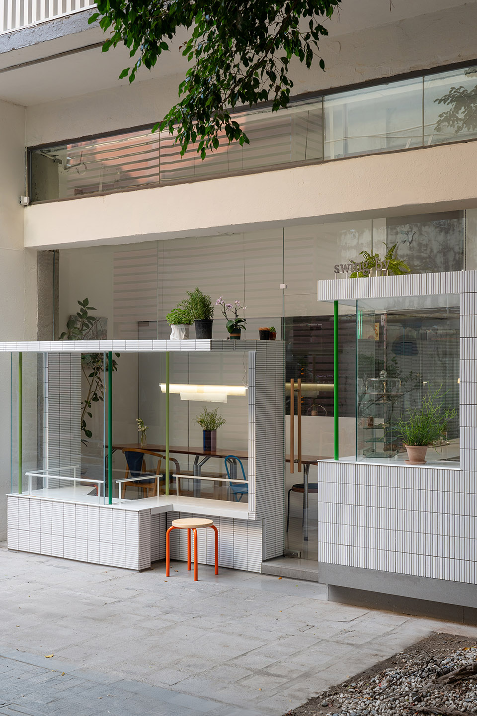 面包店设计,烘焙店设计,小面包店,街边面包店,面包店设计案例,面包店设计方案,面包店装修,广州swing by面包店,广州,氹边建筑工作室