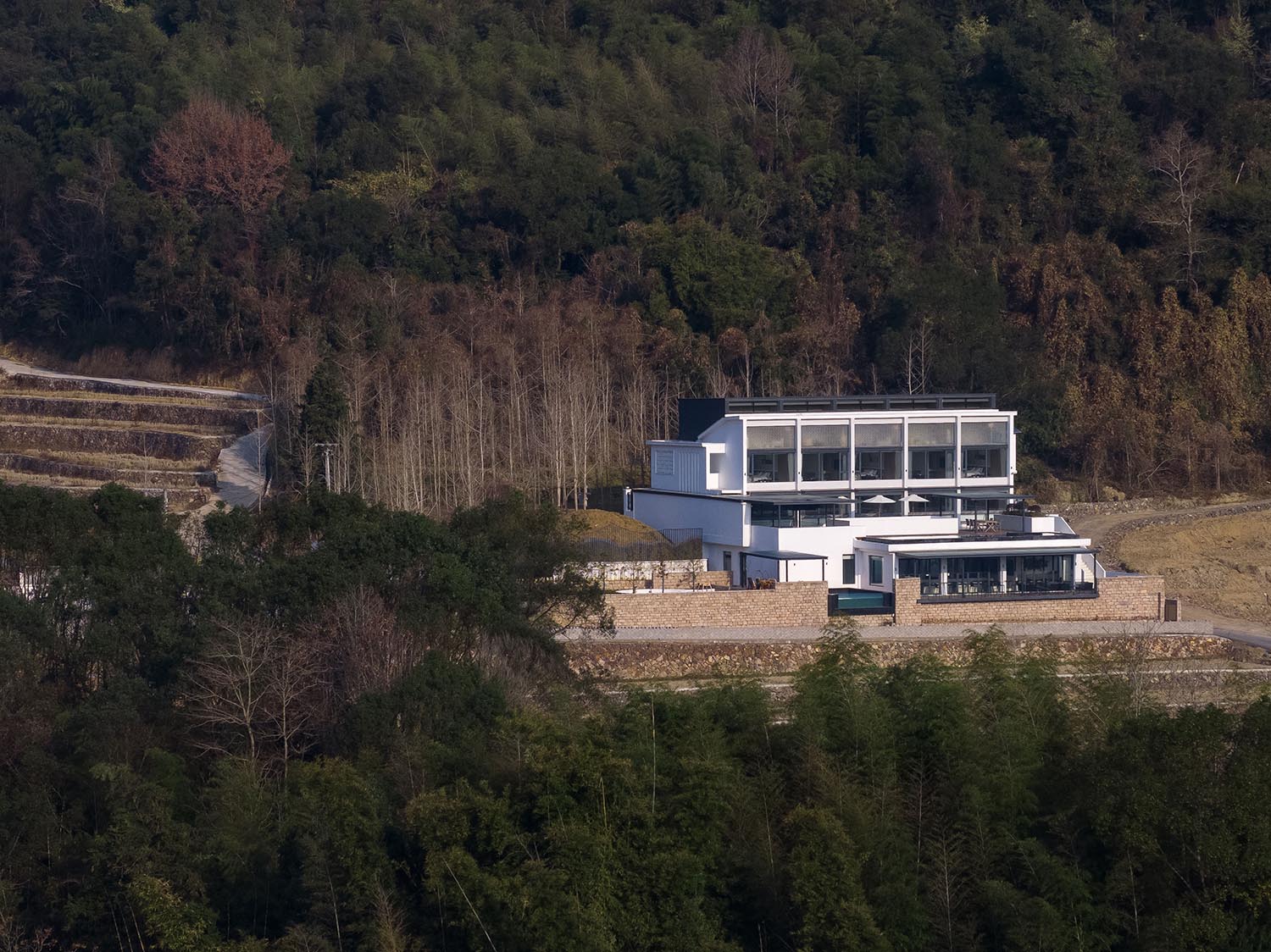 民宿设计,度假酒店设计,民宿设计案例,民宿设计方案,度假民宿,上海严旸建筑设计工作室,严旸建筑设计,浙江平阳岭根村山谷民宿
