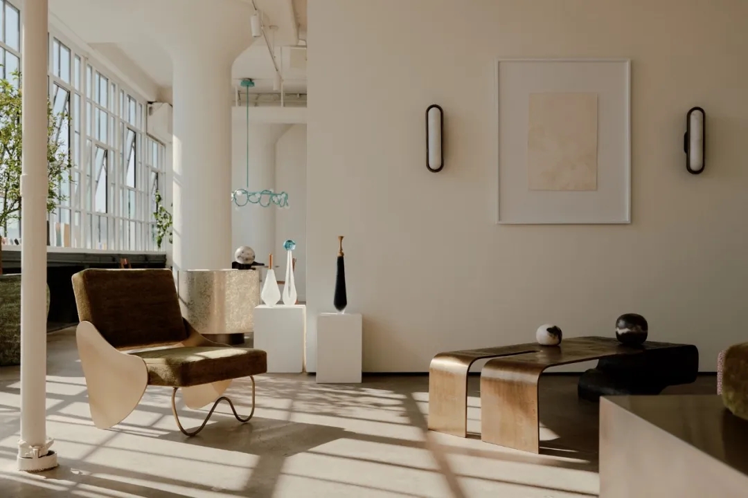 展厅设计,展厅设计案例,展厅设计方案,Hervé Langlais,家具展厅,曼哈顿,极简主义,艺术画廊,Etleine