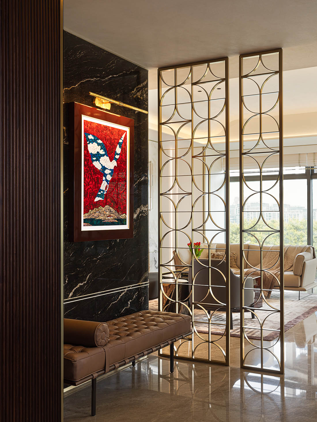 样板间设计,大平层样板间,样板间设计案例,样板间设计方案,现代风格样板间设计,轻奢样板间,杭州胤璞样板间,杭州胤璞-时间的流转空间的沉吟,GFD广飞设计