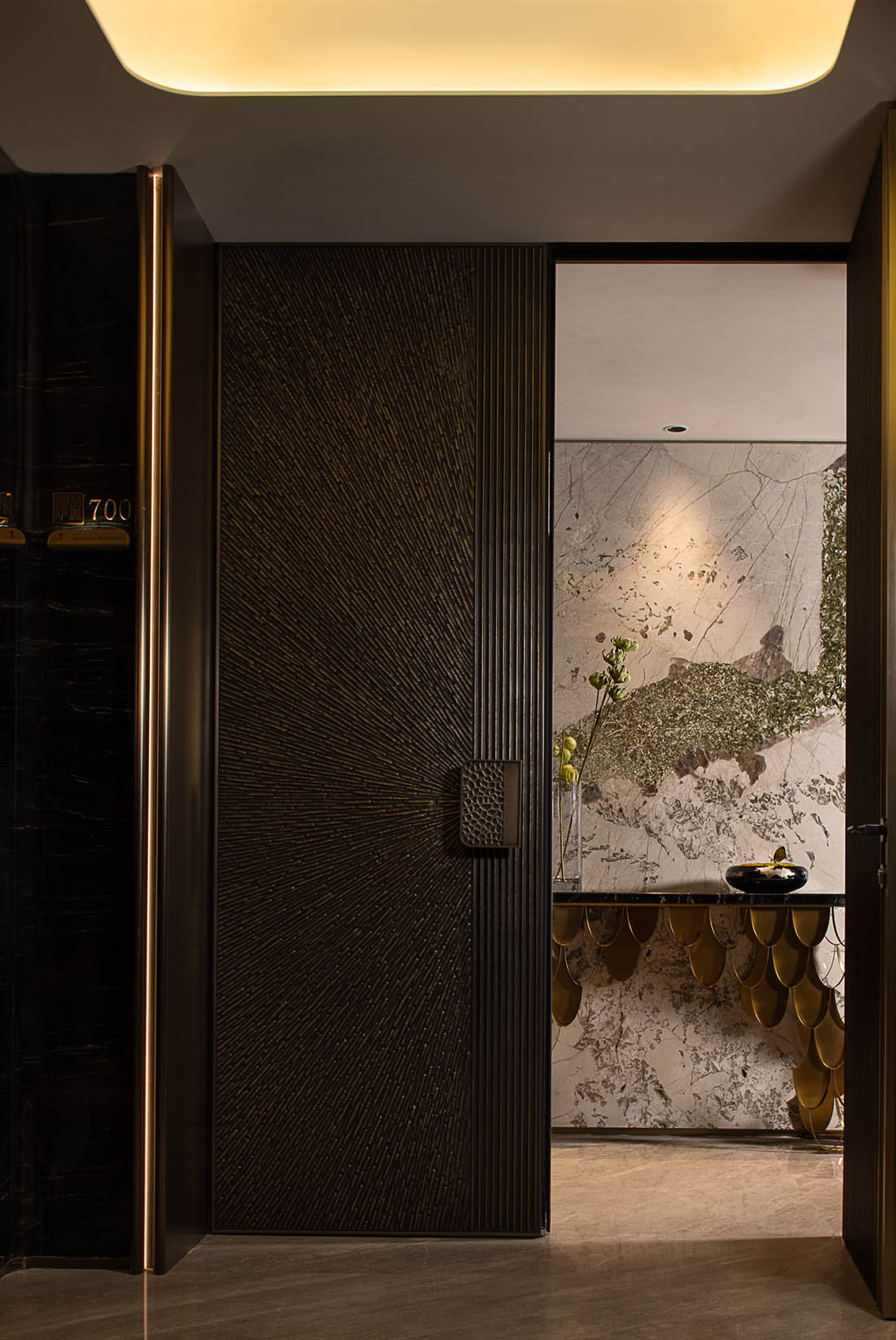 样板间设计,大平层样板间,样板间设计案例,样板间设计方案,现代风格样板间设计,轻奢样板间,杭州胤璞样板间,杭州胤璞-时间的流转空间的沉吟,GFD广飞设计