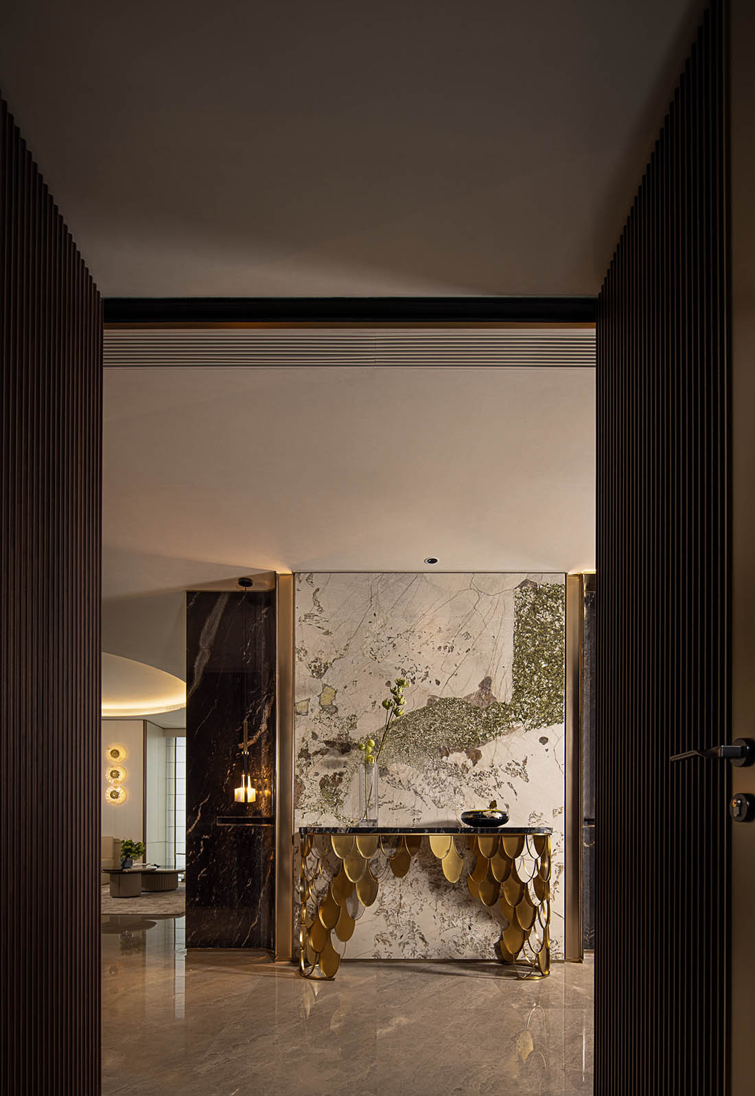 样板间设计,大平层样板间,样板间设计案例,样板间设计方案,现代风格样板间设计,轻奢样板间,杭州胤璞样板间,杭州胤璞-时间的流转空间的沉吟,GFD广飞设计