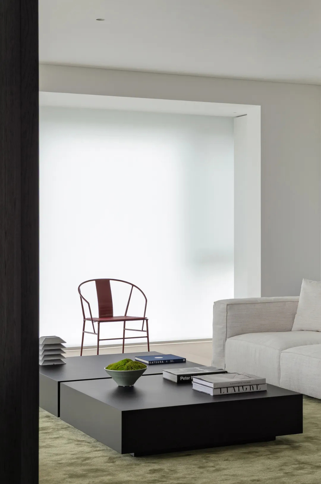 住宅设计,大平层设计,现代风格大平层设计,260㎡大平层设计,260㎡,极简大平层,大平层设计案例,大平层设计方案,郑州大平层-空境生白的居住诗学,郑州,MOOI TIMELESS木已设计