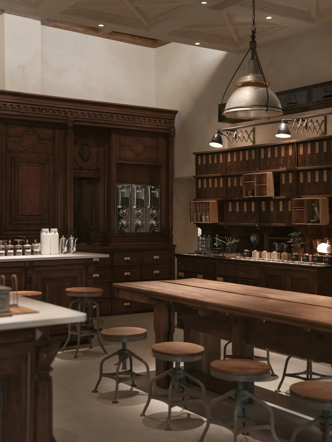 咖啡店设计,主题咖啡店,复古风咖啡店,设计,上海复古风格咖啡店,咖啡店设计方案,咖啡店设计案例,上海CaptainGeorge风味博物馆,上海,Some Thoughts空间设计工作室,李京泽